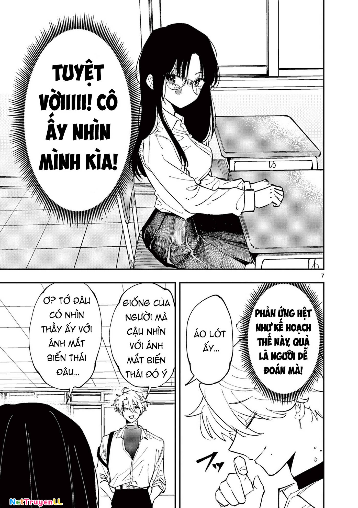 Tonari No Seki No Yatsu Ga Souiu Me De Mitekuru Chapter 3 - Trang 2