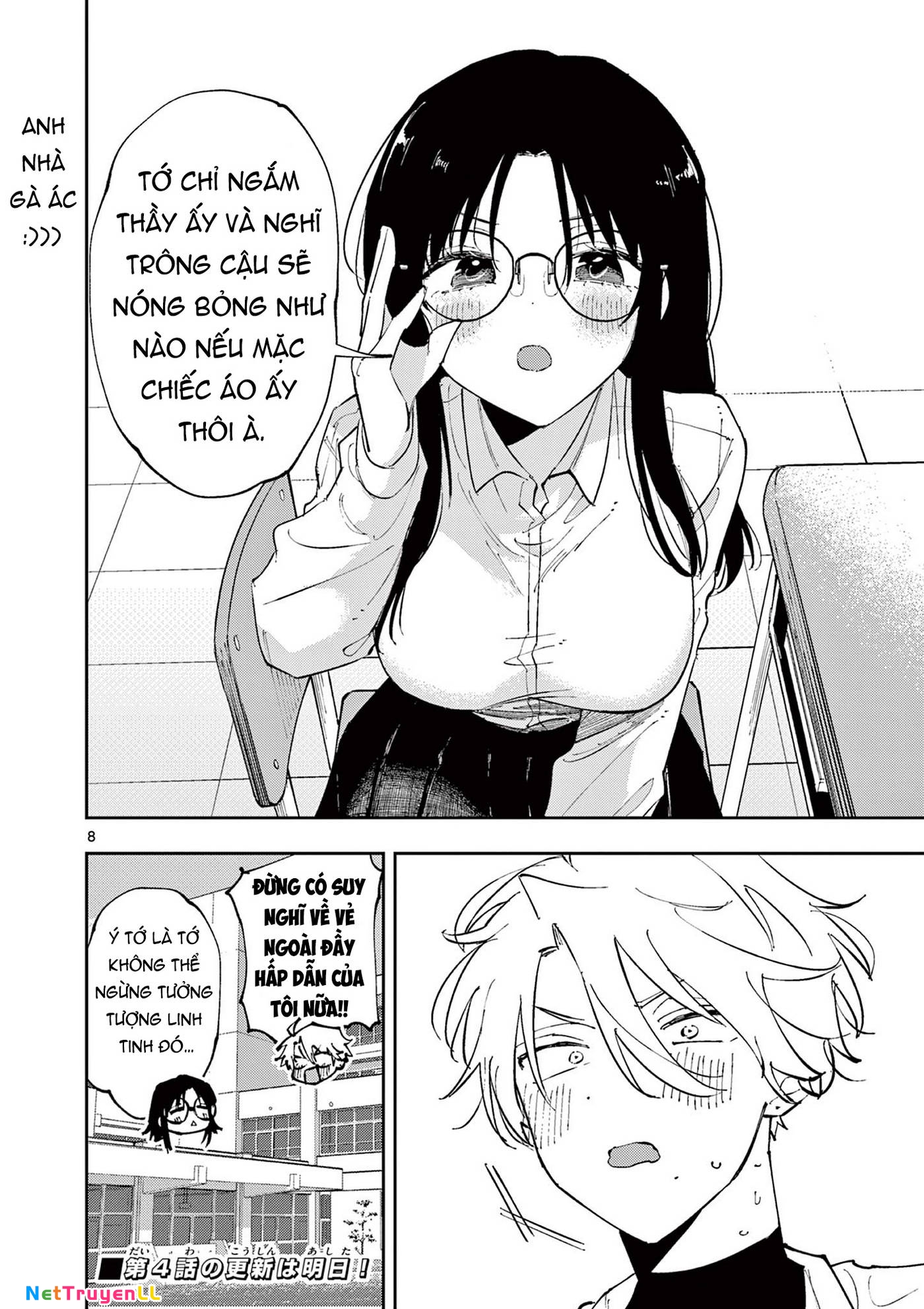 Tonari No Seki No Yatsu Ga Souiu Me De Mitekuru Chapter 3 - Trang 2