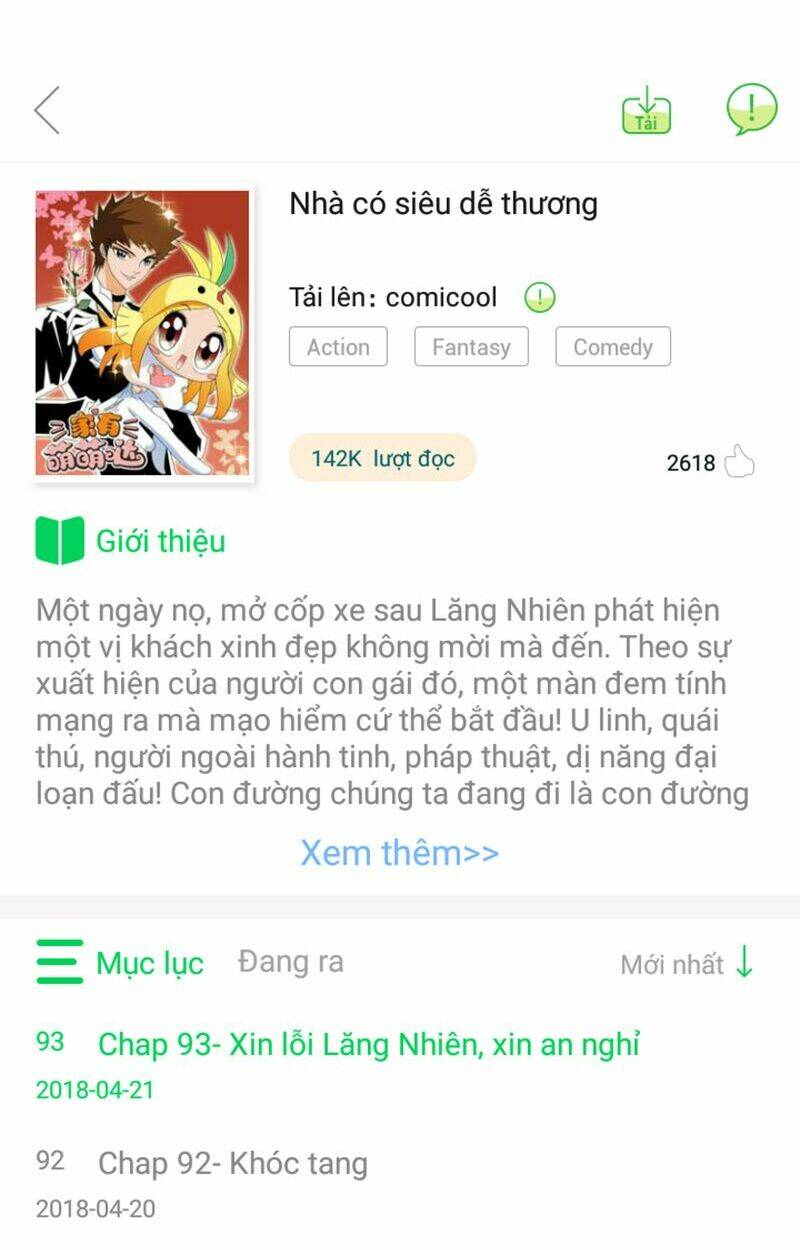 Nhà Có Siêu Dễ Thương Chapter 52 - Trang 2