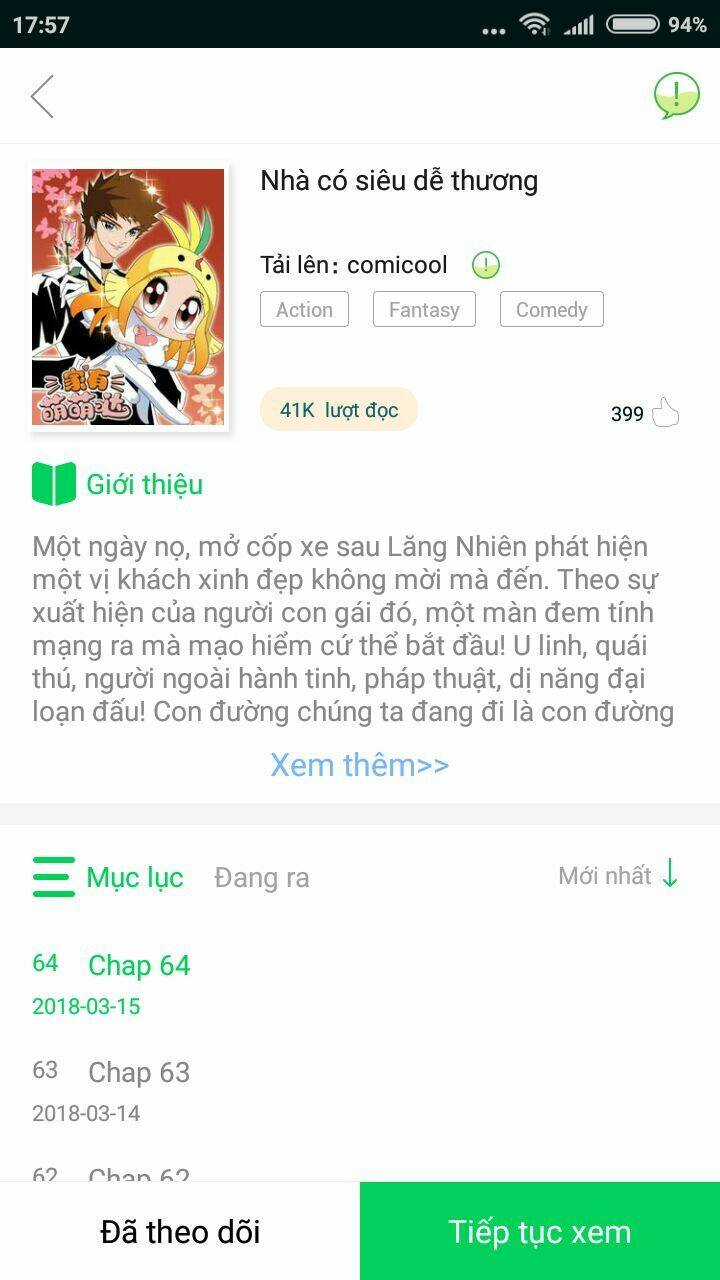 Nhà Có Siêu Dễ Thương Chapter 41 - Trang 2