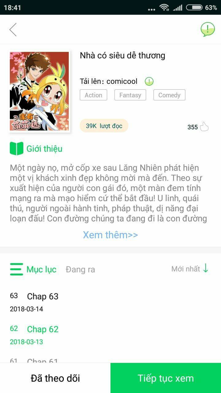 Nhà Có Siêu Dễ Thương Chapter 39 - Trang 2