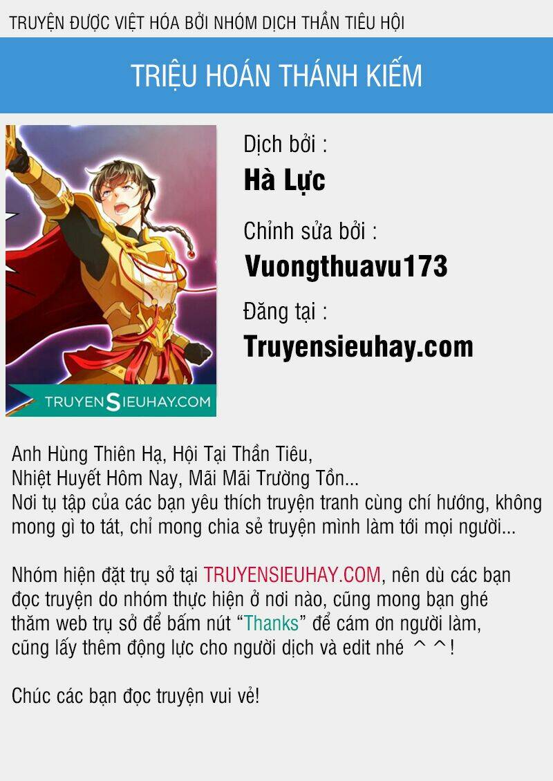 Triệu Hoán Thánh Kiếm Chapter 3 - Trang 2