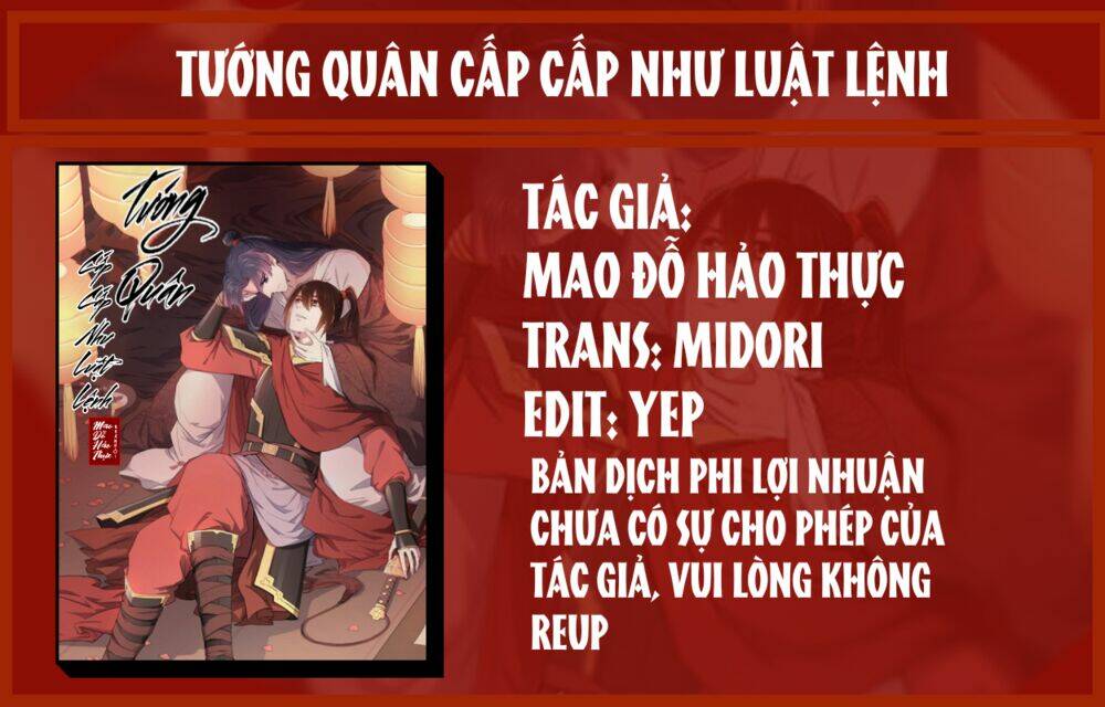 Tướng Quân Cấp Cấp Như Luật Lệnh Chapter 20 - Trang 2