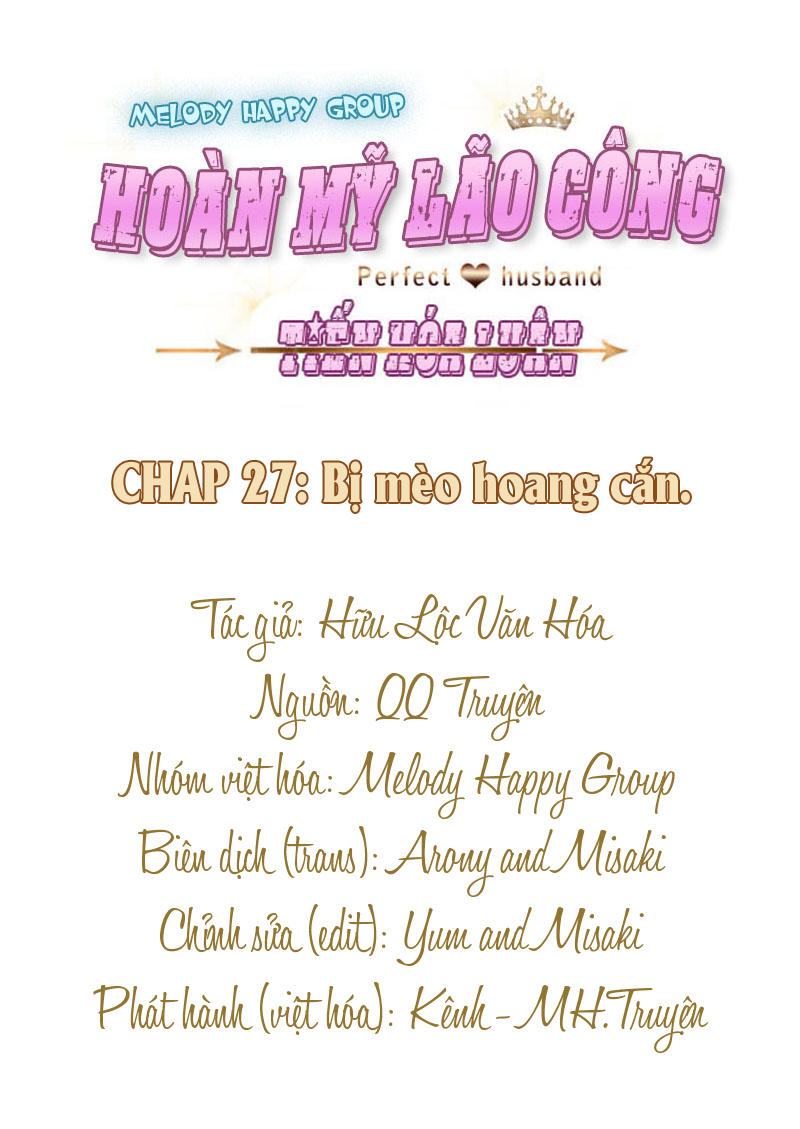 Hoàn Mỹ Lão Công Tiến Hóa Luân Chapter 27 - Trang 2