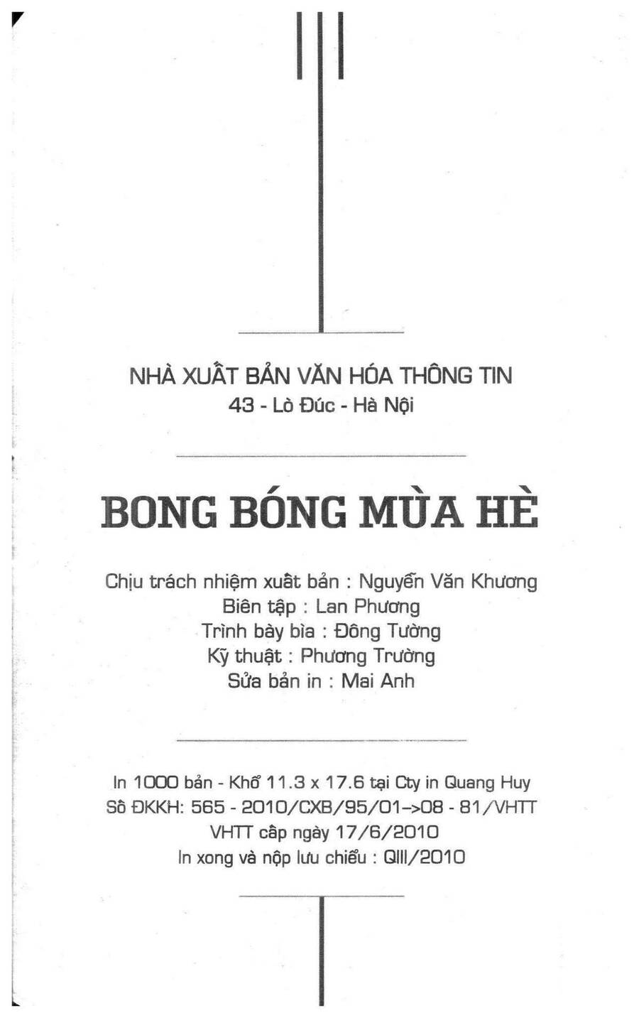 Bong Bóng Mùa Hè Chapter 29 - Trang 2