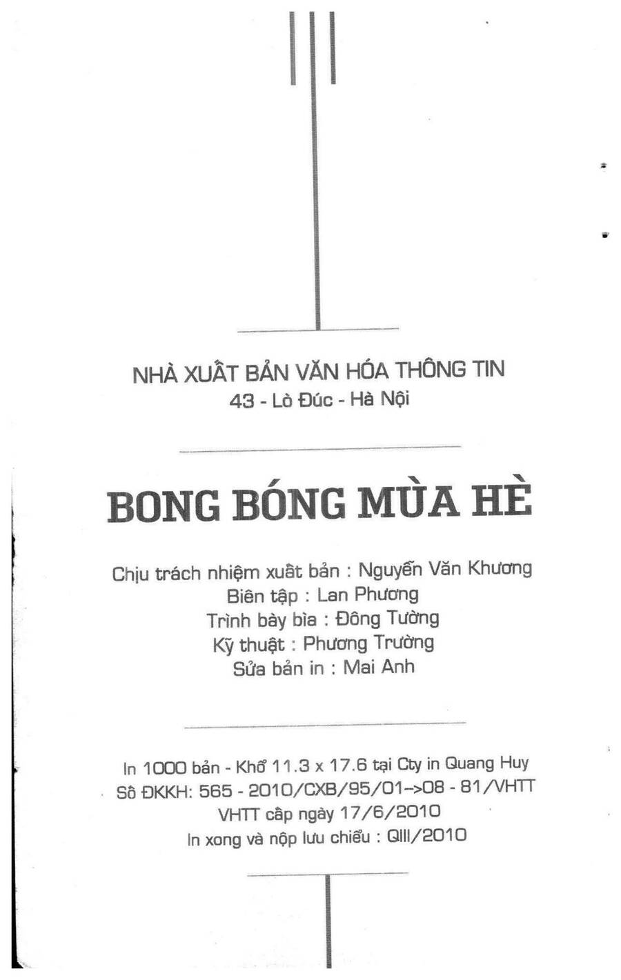 Bong Bóng Mùa Hè Chapter 28 - Trang 2