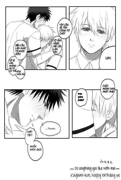 Kuroko – Tuyển Thủ Vô Hình: Short Doujinshi Chapter 48 - Trang 2