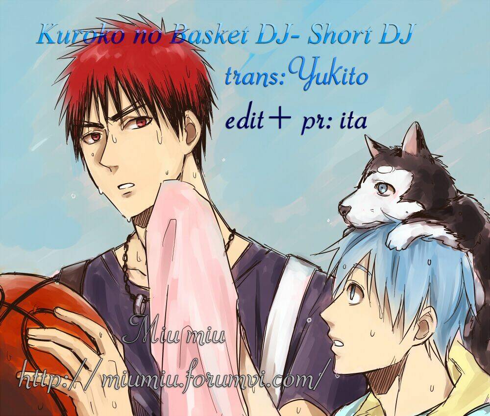 Kuroko – Tuyển Thủ Vô Hình: Short Doujinshi Chapter 4 - Trang 2