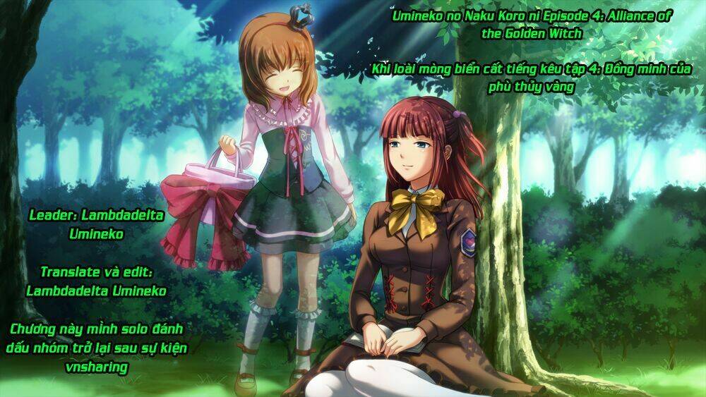 Umineko No Naku Koro Ni Episode 4: Alliance Of The Golden Witch Chapter 19 - Trang 2