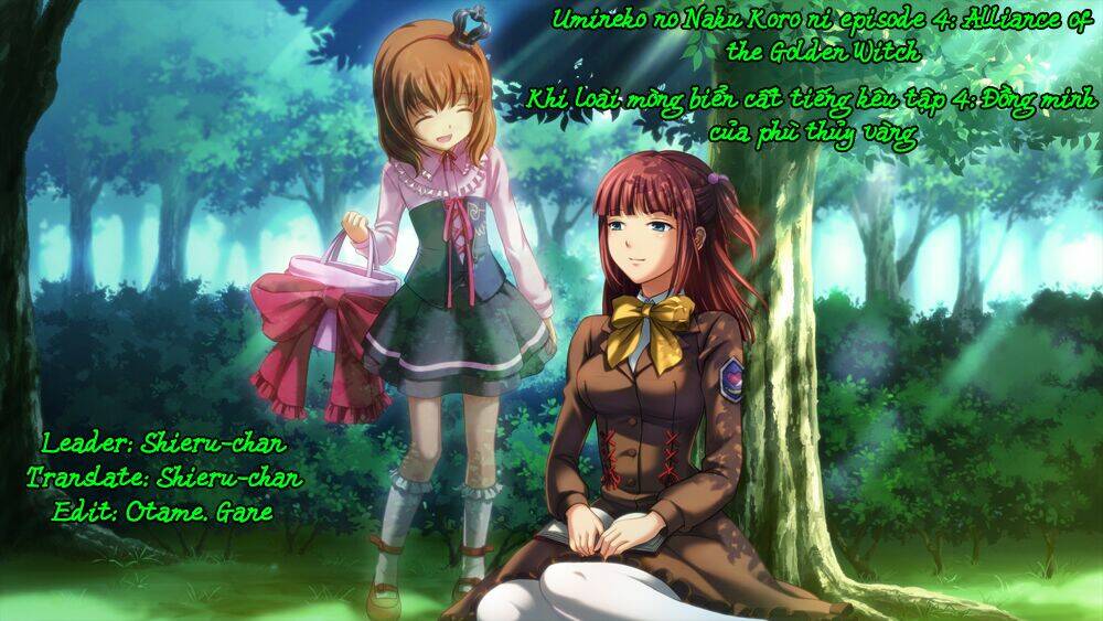 Umineko No Naku Koro Ni Episode 4: Alliance Of The Golden Witch Chapter 10 - Trang 2