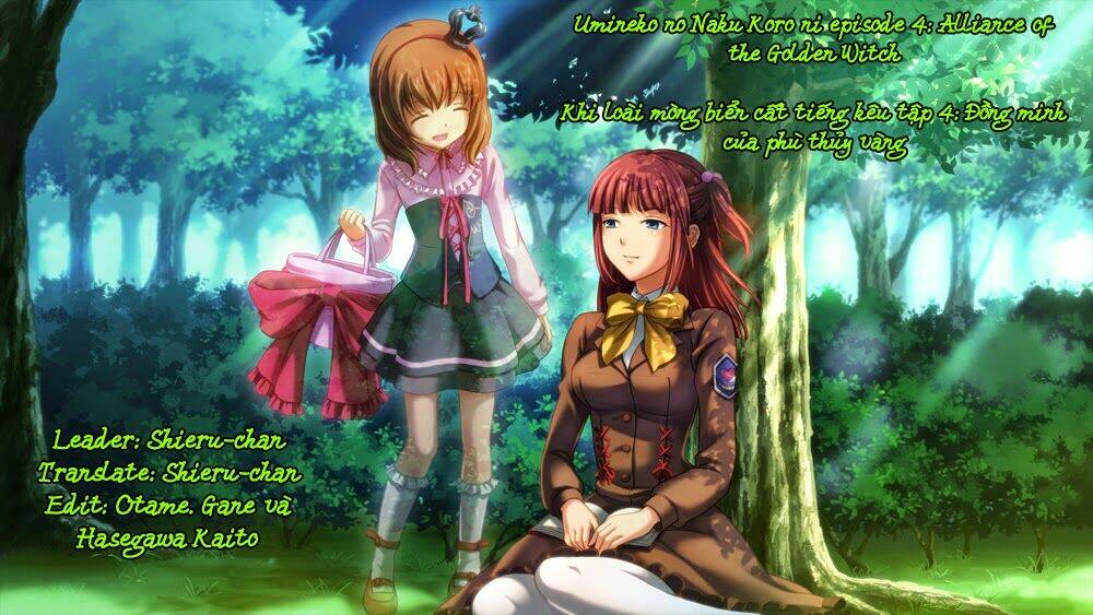 Umineko No Naku Koro Ni Episode 4: Alliance Of The Golden Witch Chapter 6 - Trang 2