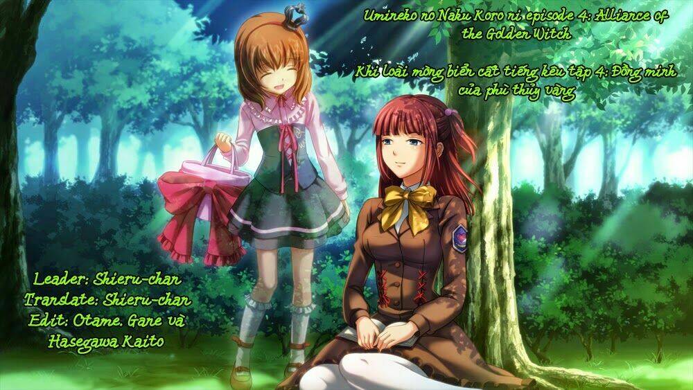 Umineko No Naku Koro Ni Episode 4: Alliance Of The Golden Witch Chapter 5 - Trang 2