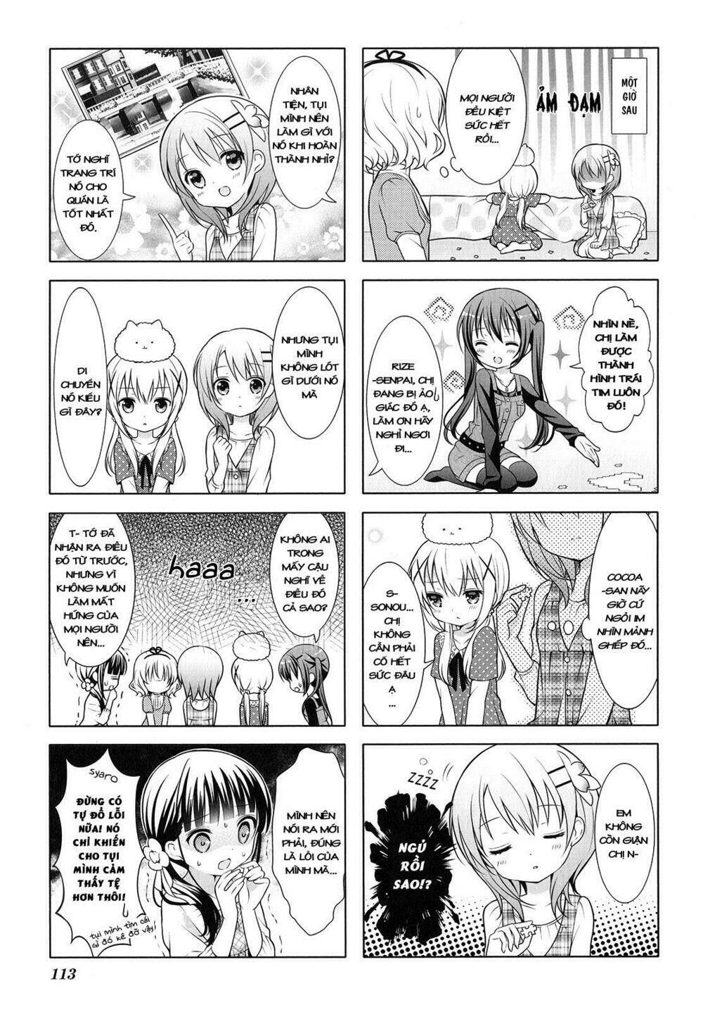 Gochuumon Wa Usagi Desuka? [4-Koma] Chapter 13 - Trang 2