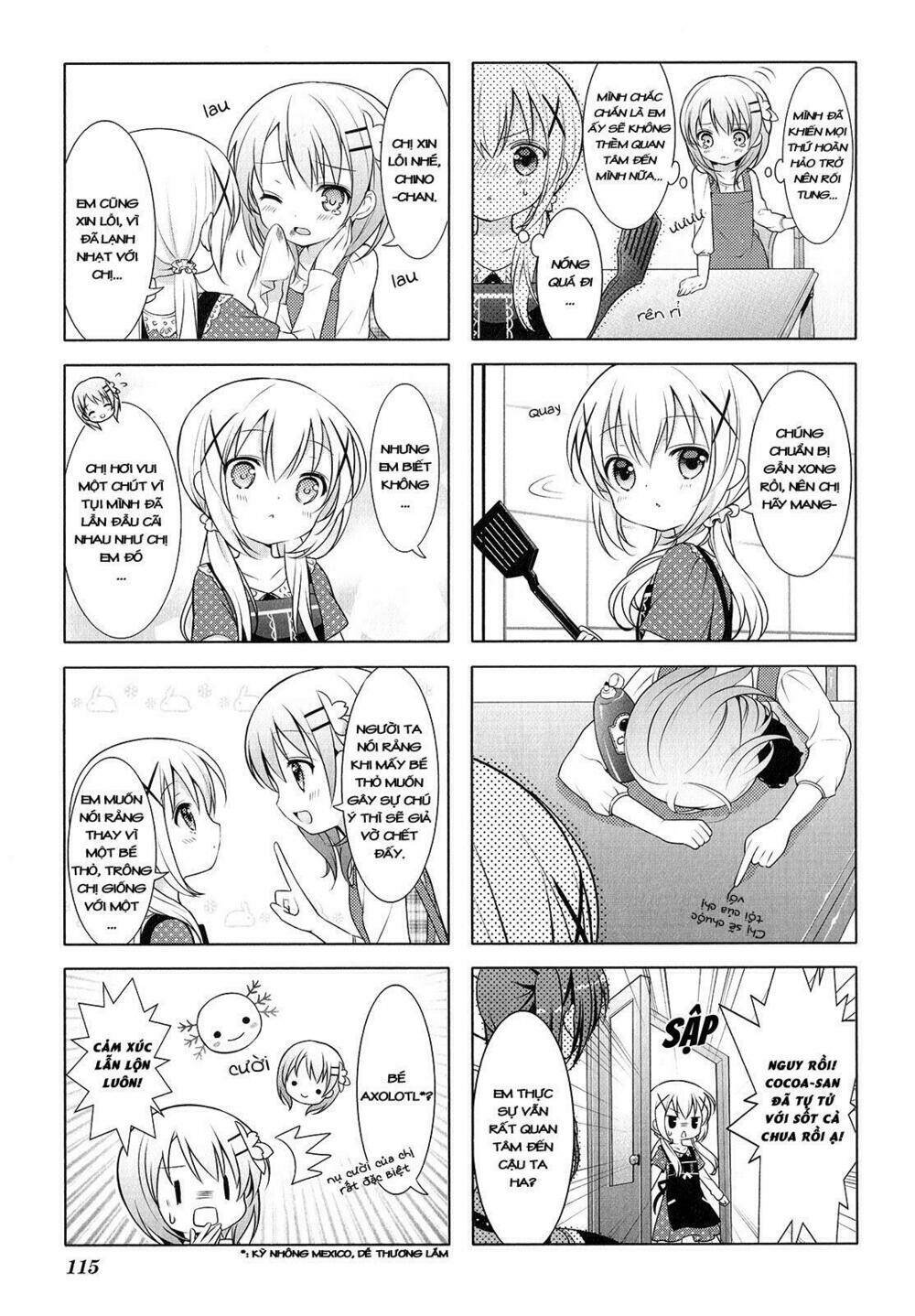 Gochuumon Wa Usagi Desuka? [4-Koma] Chapter 13 - Trang 2