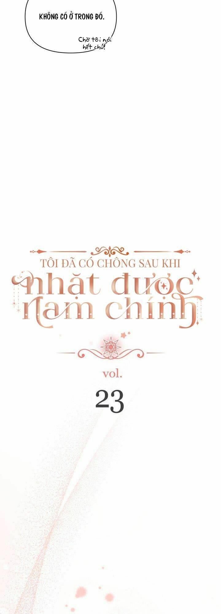 Tôi Đã Có Chồng Sau Khi Nhặt Được Nam Chính Chapter 23 - Trang 2