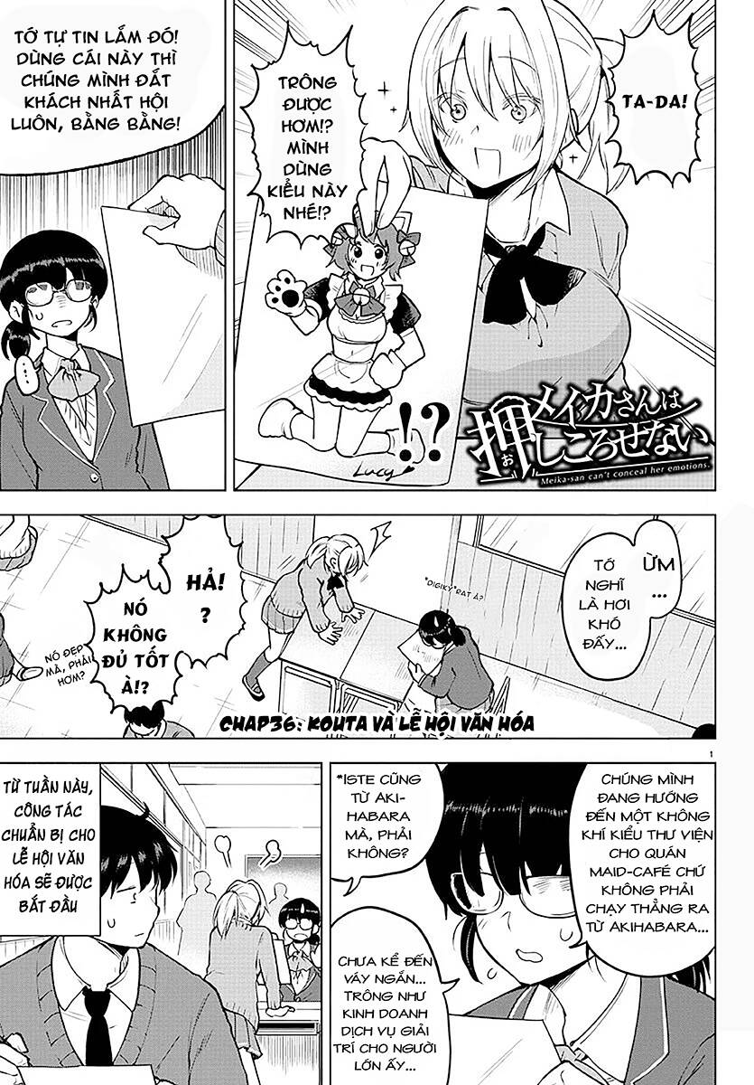 Meika-San Can’T Conceal Her Emotions Chapter 36 - Trang 2