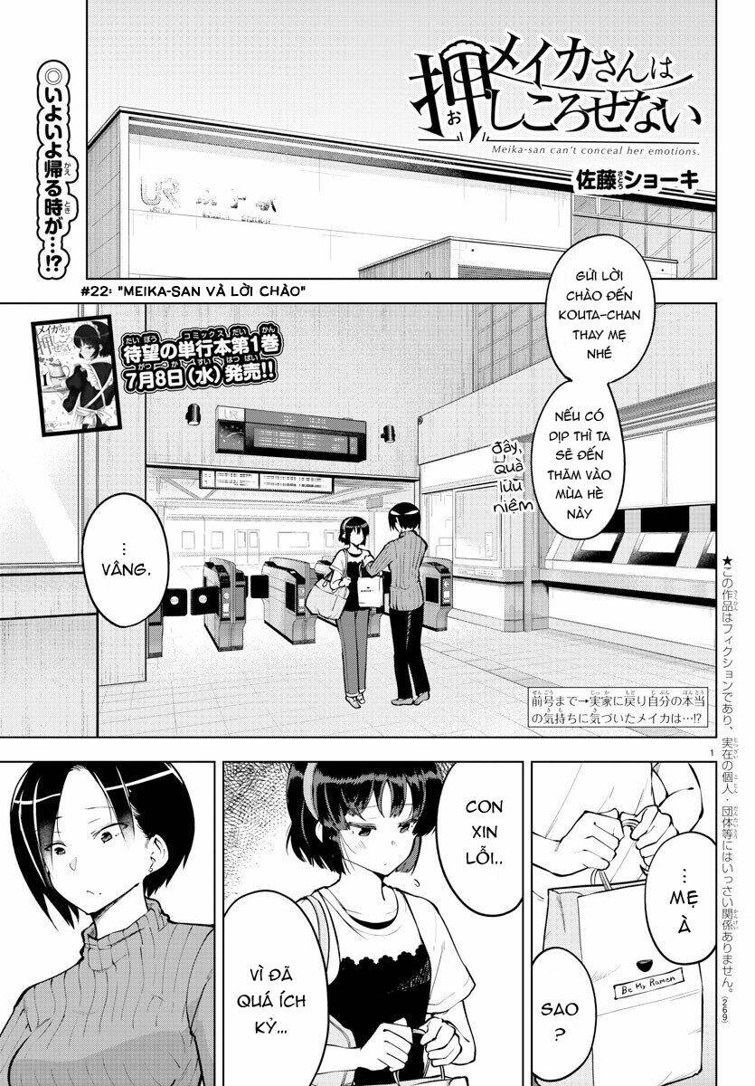 Meika-San Can’T Conceal Her Emotions Chapter 22 - Trang 2