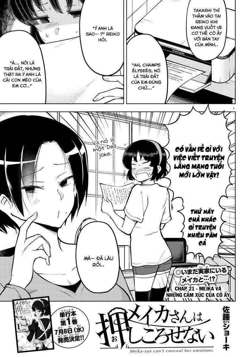 Meika-San Can’T Conceal Her Emotions Chapter 21 - Trang 2