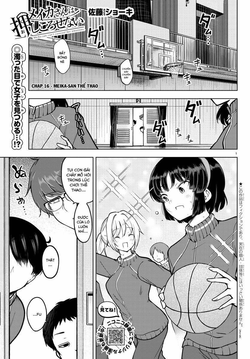 Meika-San Can’T Conceal Her Emotions Chapter 16 - Trang 2