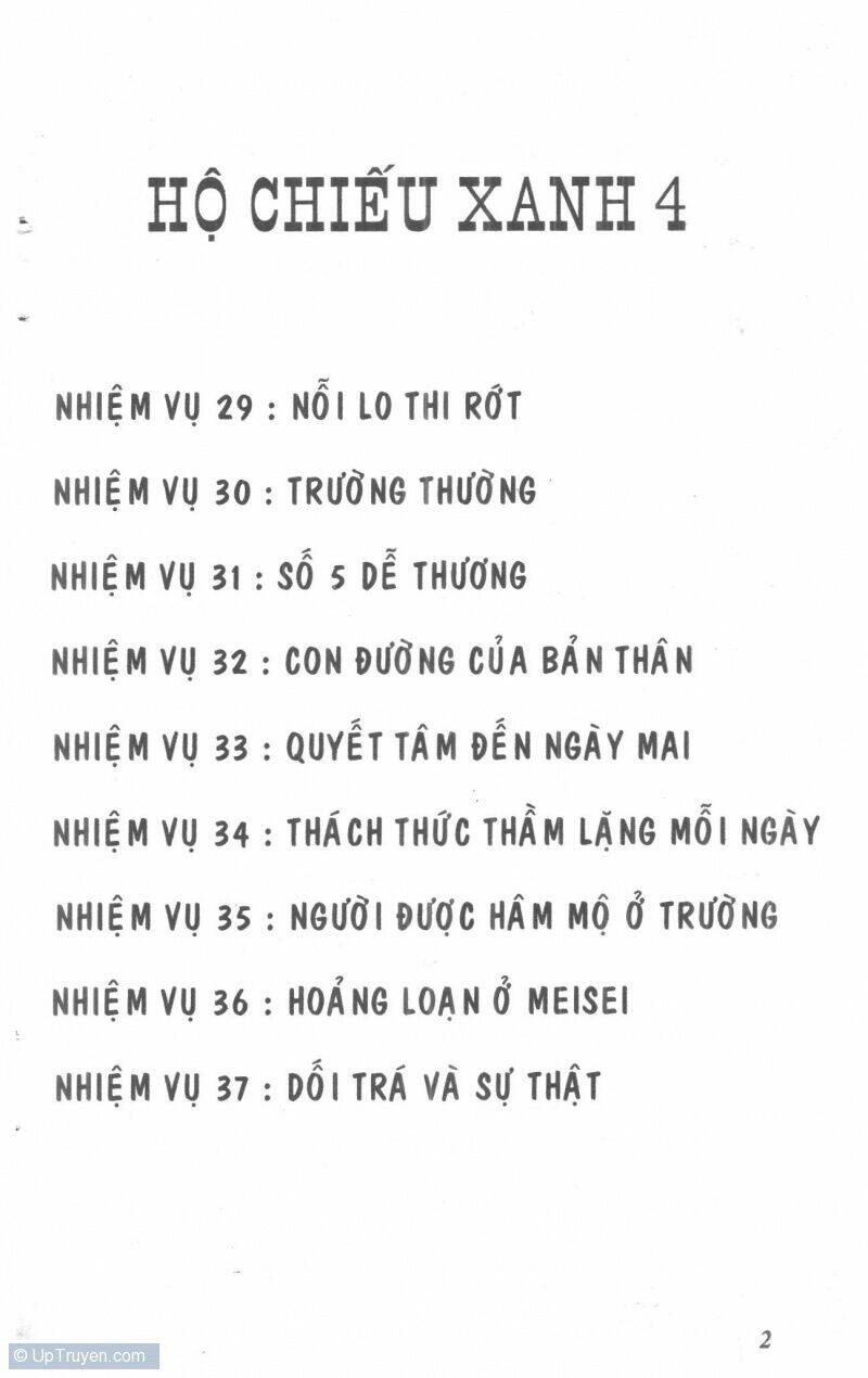 Hộ Chiếu Xanh Chapter 4 - Trang 2