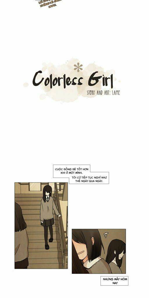 Colorless Girl Chapter 1 - Trang 2