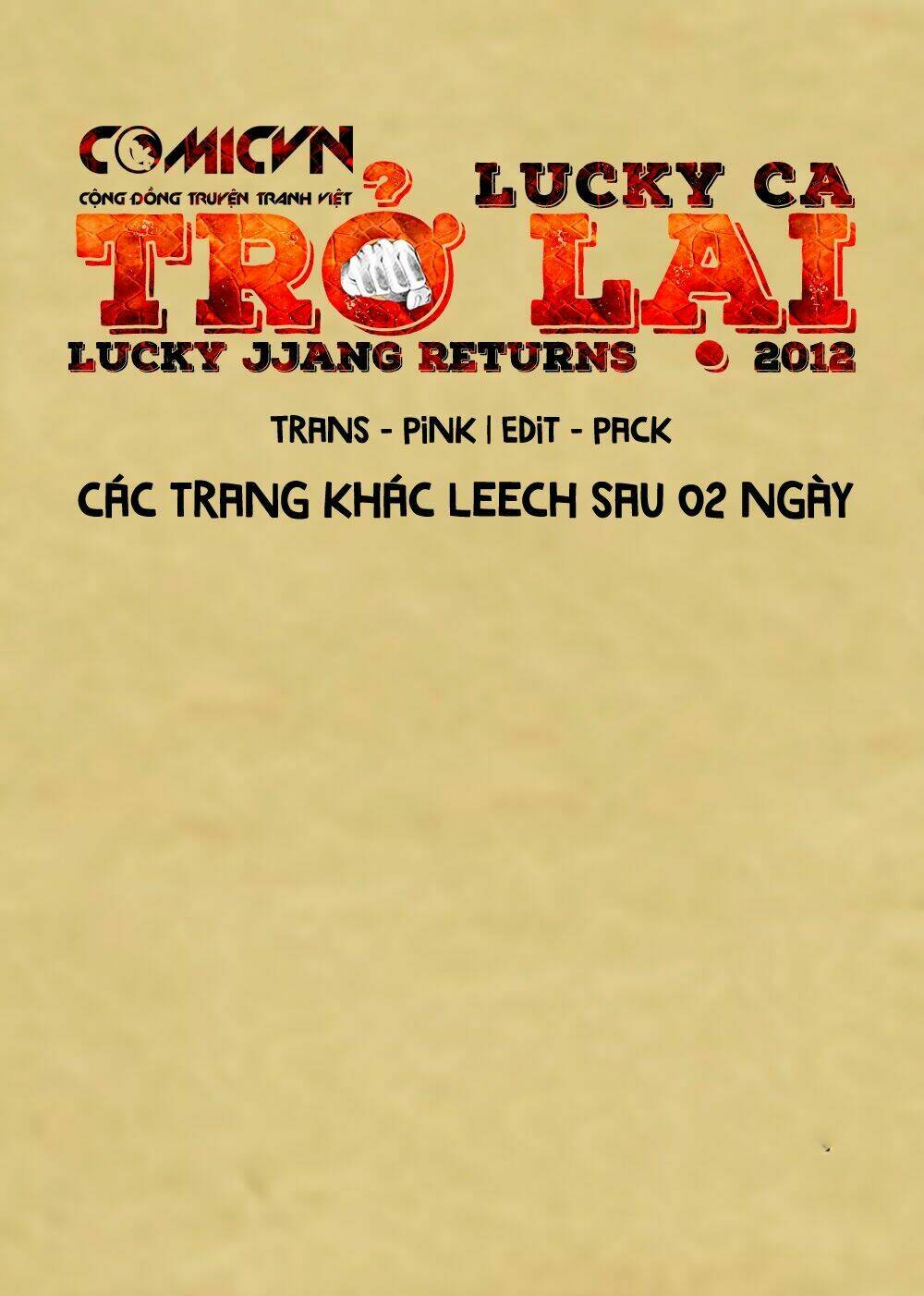 Lucky Ca Trở Lại – Lucky Jjang Returns 2012 Chapter 16 - Trang 2