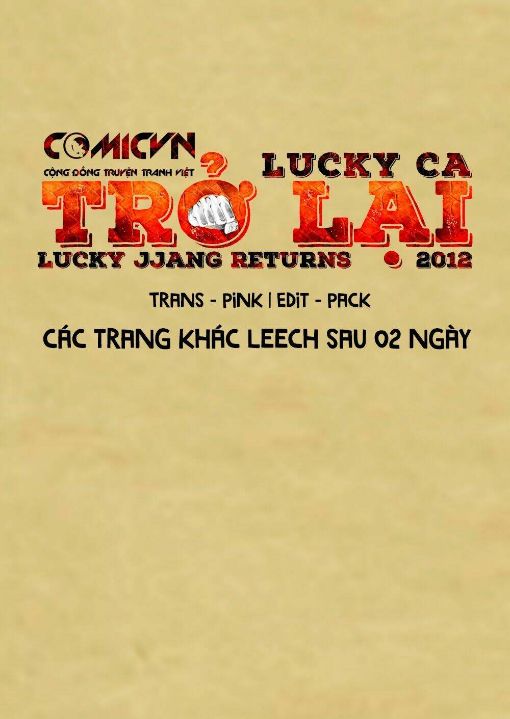 Lucky Ca Trở Lại – Lucky Jjang Returns 2012 Chapter 15 - Trang 2