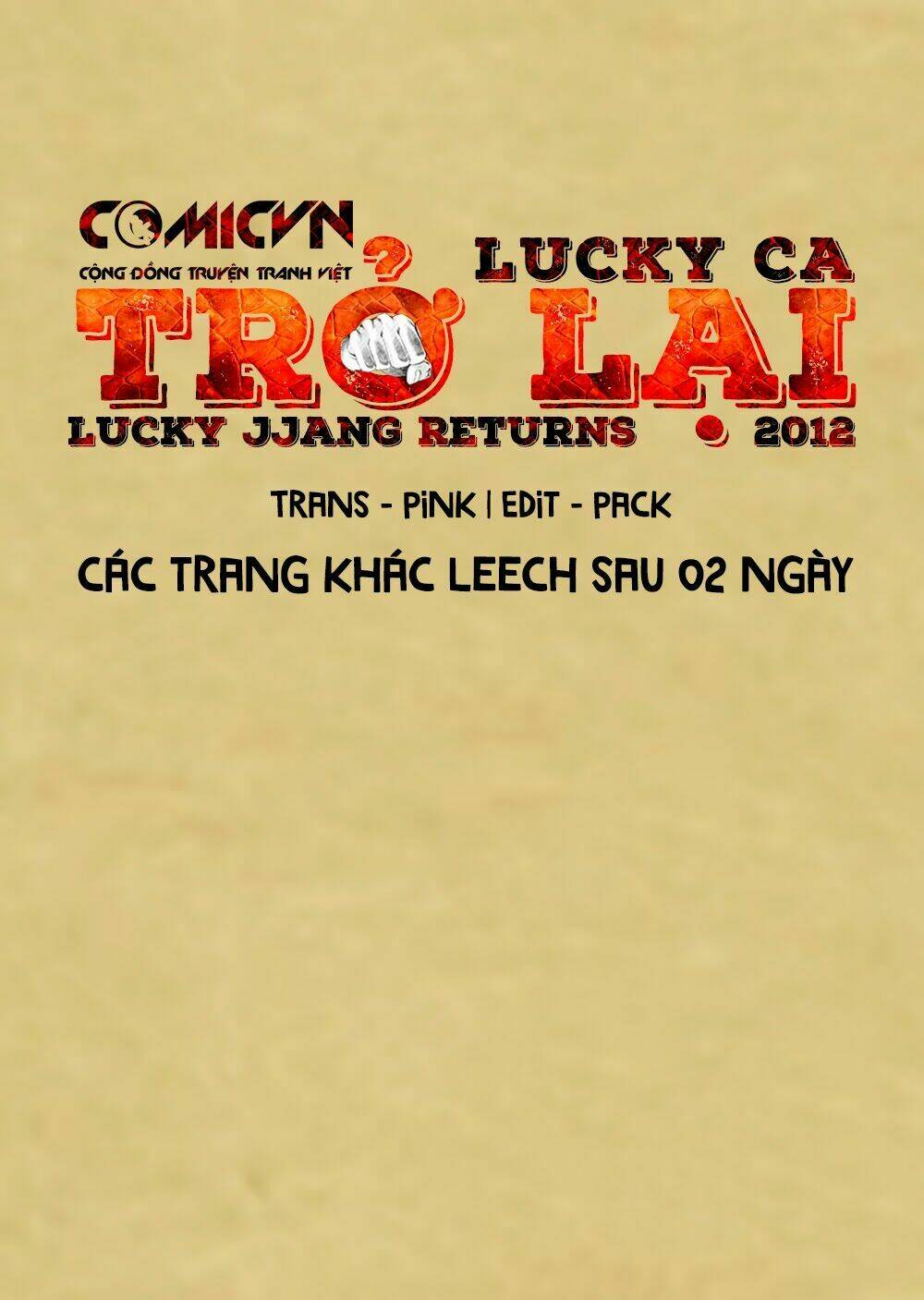 Lucky Ca Trở Lại – Lucky Jjang Returns 2012 Chapter 14 - Trang 2