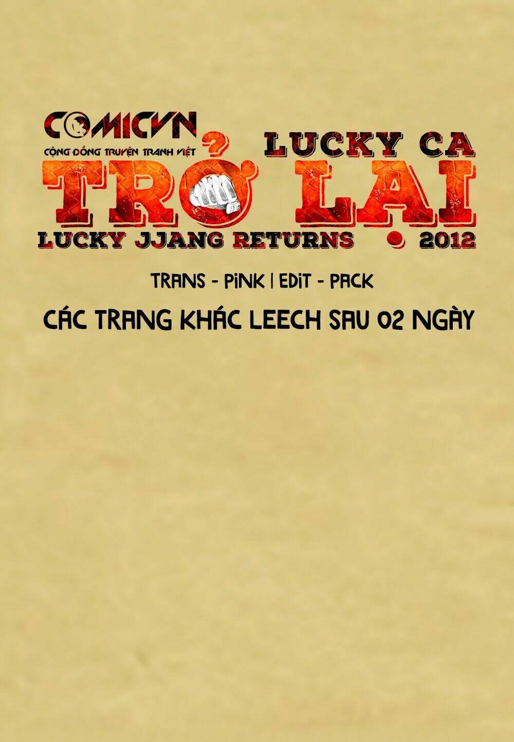 Lucky Ca Trở Lại – Lucky Jjang Returns 2012 Chapter 13 - Trang 2