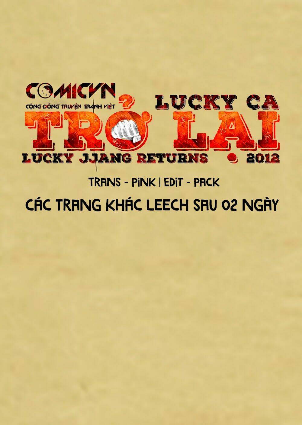 Lucky Ca Trở Lại – Lucky Jjang Returns 2012 Chapter 12 - Trang 2