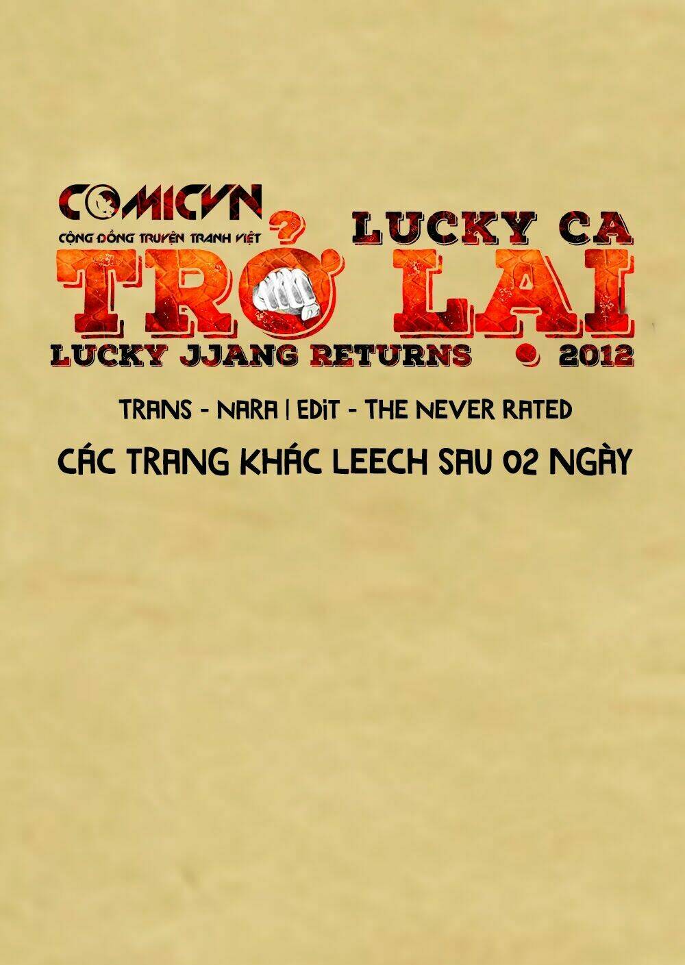 Lucky Ca Trở Lại – Lucky Jjang Returns 2012 Chapter 11 - Trang 2