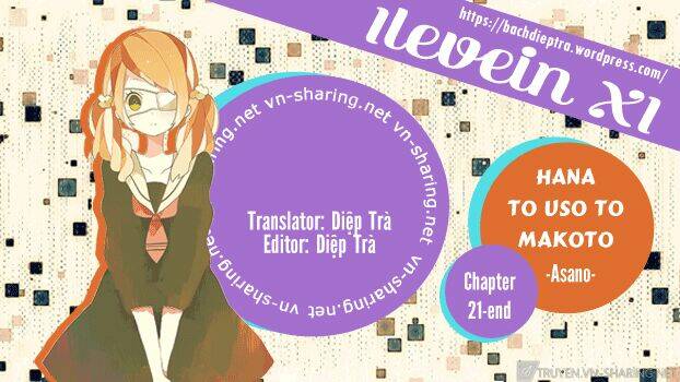 Hana To Uso To Makoto Chapter 21 - Trang 2