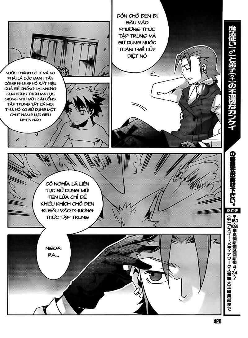 Mahoutsukai (♂) To Deshi (♀) No Futekisetsu Na Kankei Chapter 7 - Trang 2