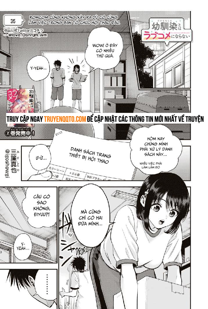 Làm Gì Có Chuyện Tình Hài Hước Giữa Bạn Thuở Nhỏ Được! Chapter 35 - Trang 2