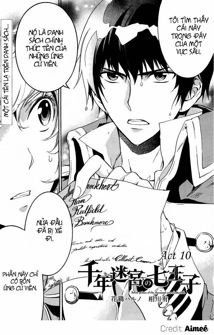 Sennen Meikyuu No Nana Ouji Chapter 10 - Trang 2