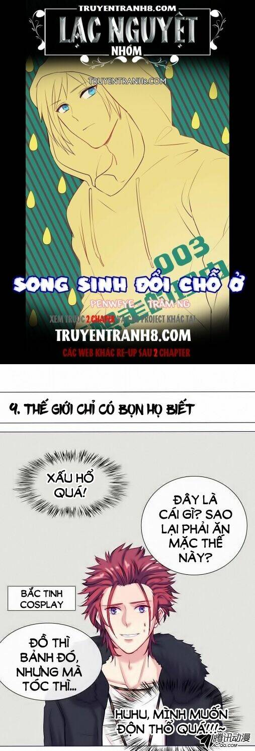 Song Sinh Đổi Chỗ Ở Chapter 9 - Trang 2