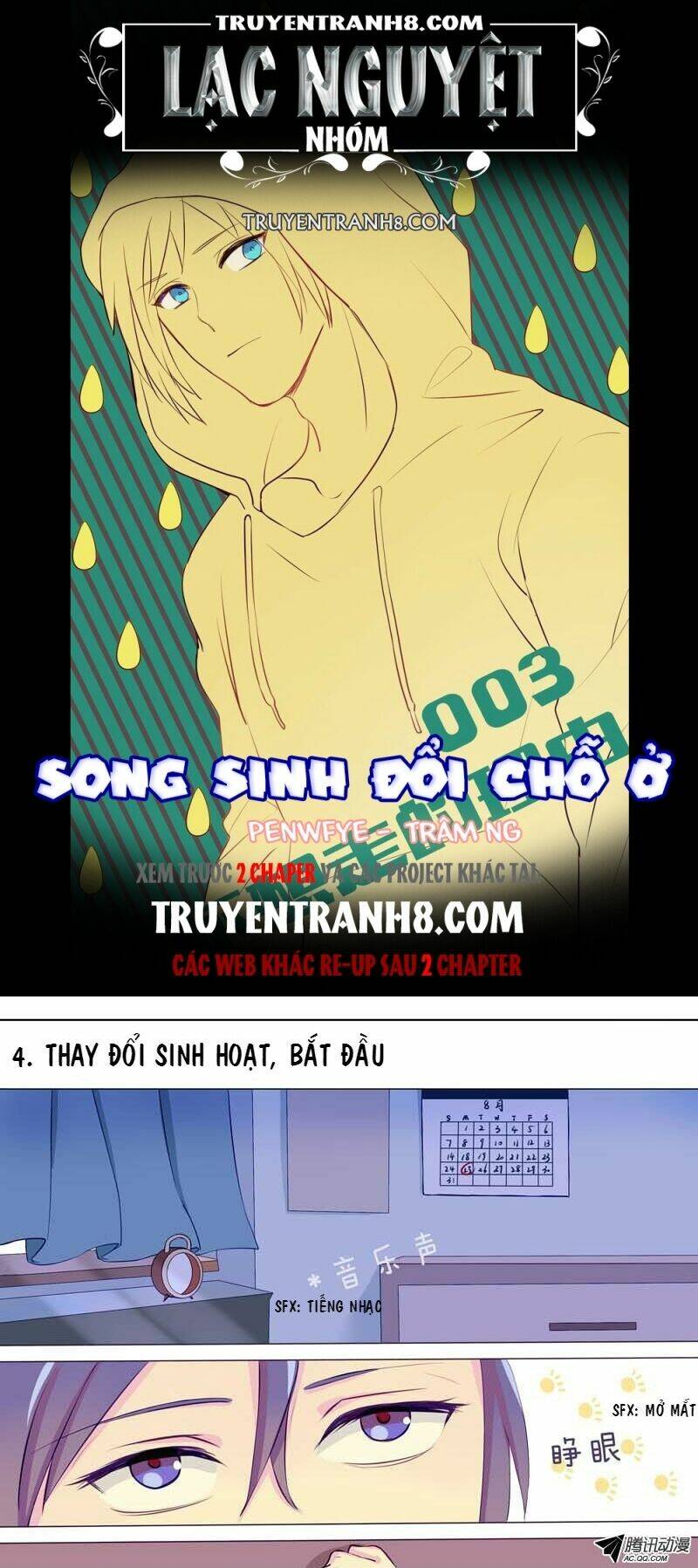 Song Sinh Đổi Chỗ Ở Chapter 4 - Trang 2