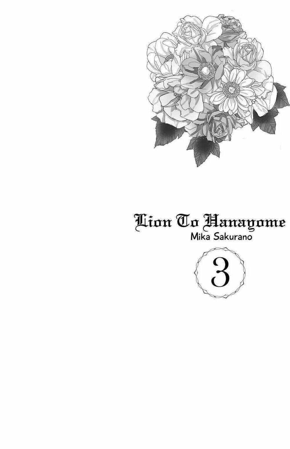 Lion To Hanayome Chapter 9 - Trang 2