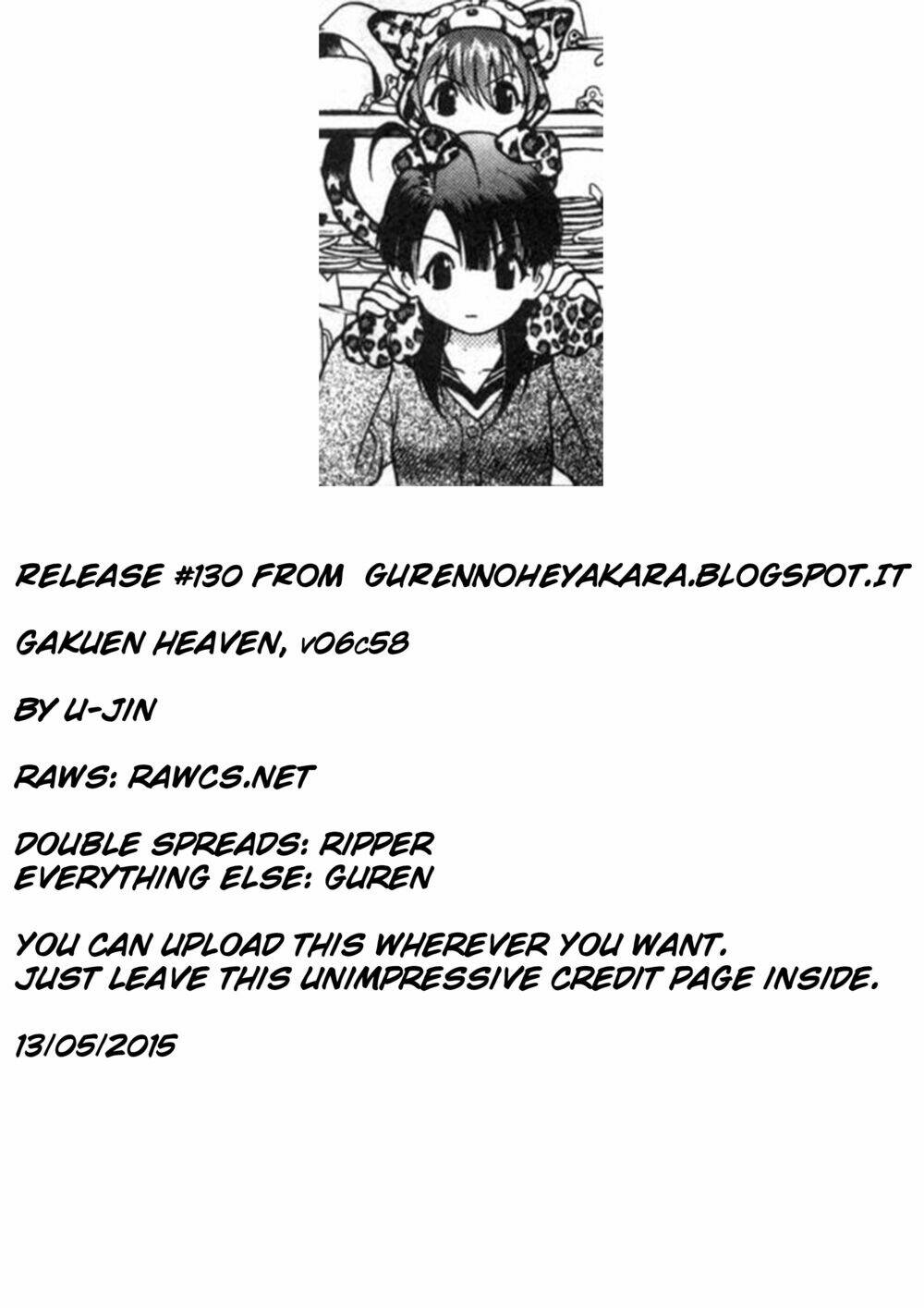 Gakuen Heaven Chapter 58 - Trang 2