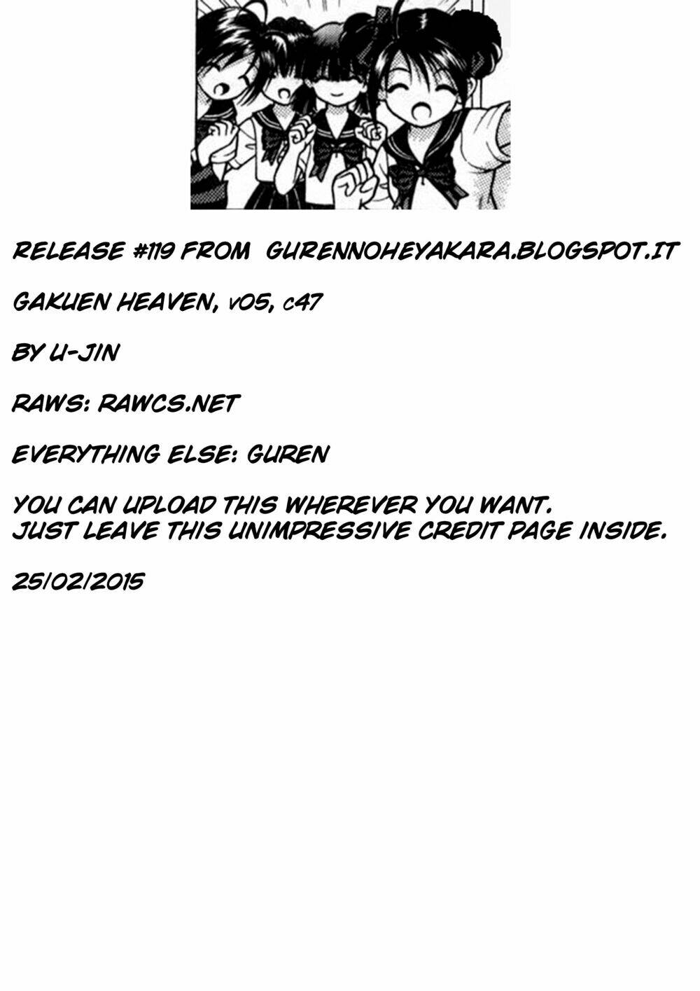 Gakuen Heaven Chapter 47 - Trang 2