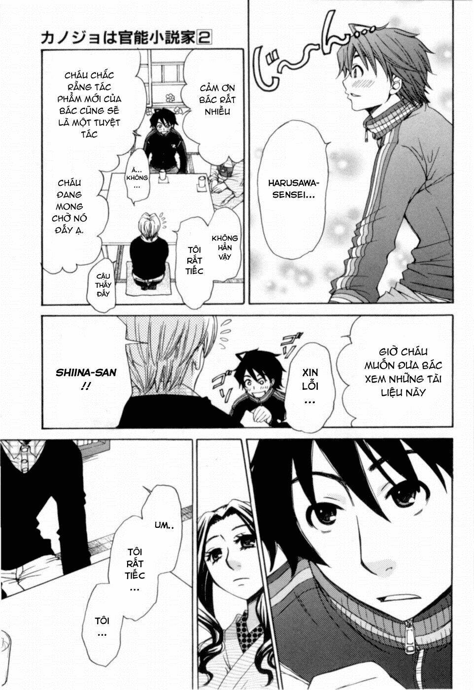 Kanojo Wa Kanno Shosetsuka Chapter 15 - Trang 2