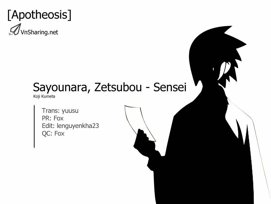 Sayounara, Zetsubou-Sensei Chapter 84 - Trang 2