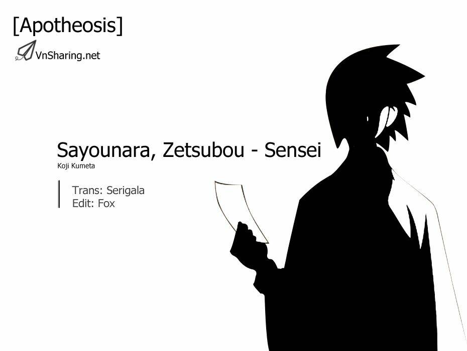 Sayounara, Zetsubou-Sensei Chapter 14 - Trang 2