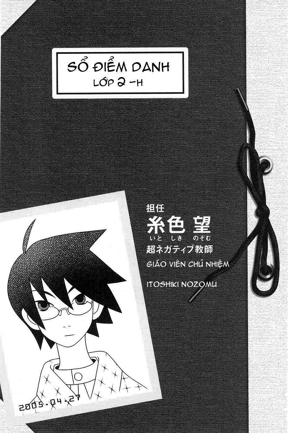 Sayounara, Zetsubou-Sensei Chapter 1 - Trang 2