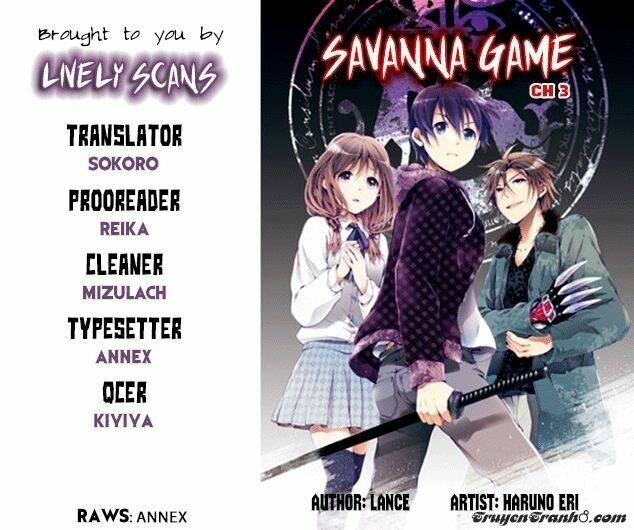 Savanna Game: The Comic Manga Chapter 3 - Trang 2