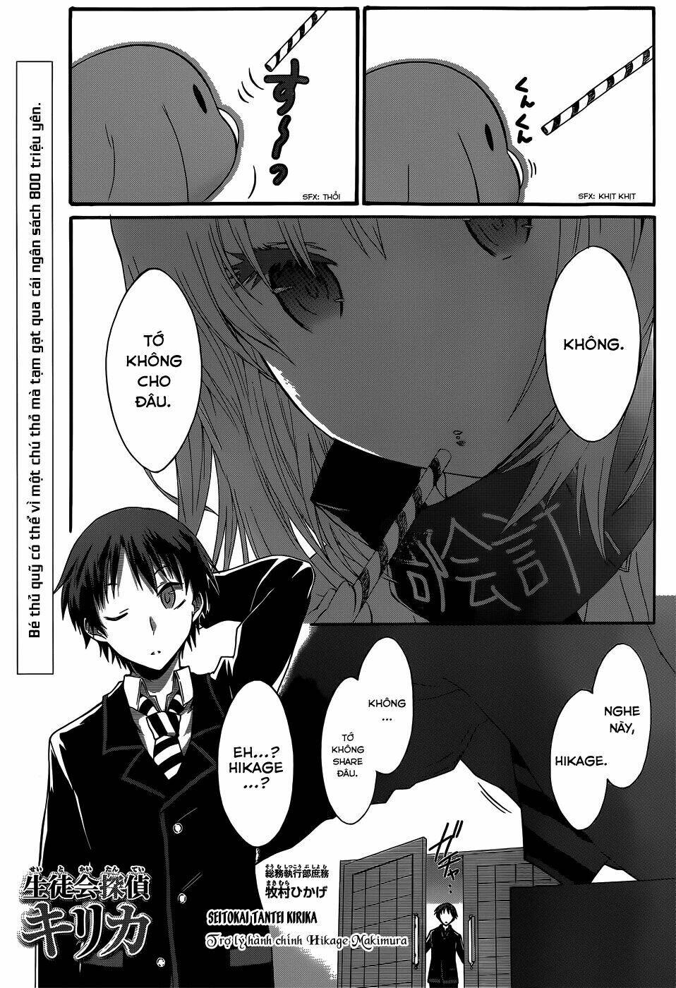 Seitokai Tantei Kirika Chapter 3 - Trang 2