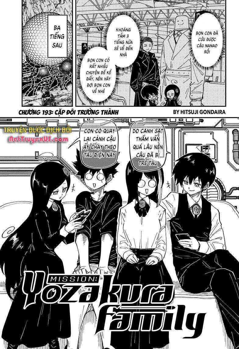 Gia Tộc Điệp Viên Yozakura Chapter 193 - Trang 2