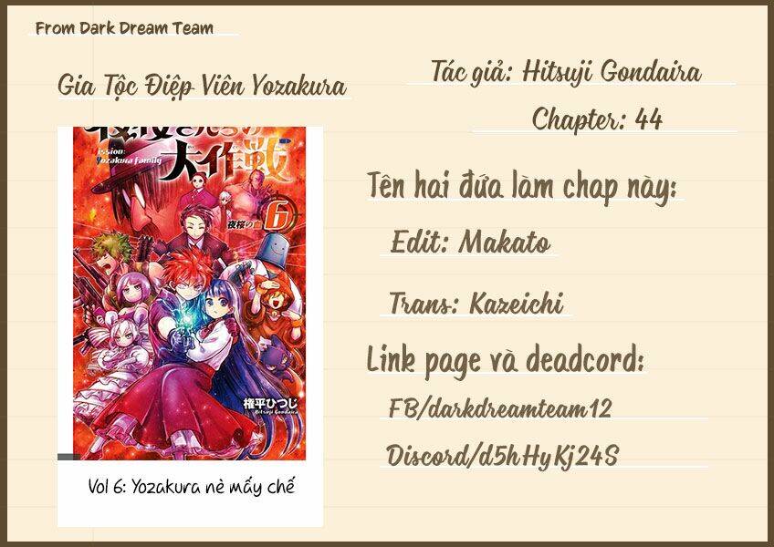 Gia Tộc Điệp Viên Yozakura Chapter 44 - Trang 2