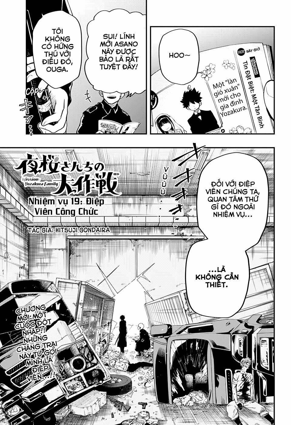 Gia Tộc Điệp Viên Yozakura Chapter 19 - Trang 2