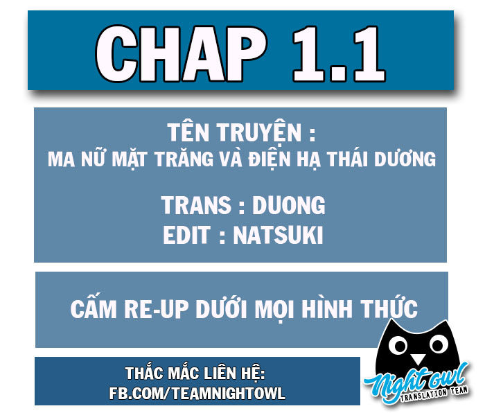 Ma Nữ Mặt Trăng Và Điện Hạ Thái Dương Chapter 1.1 - Trang 2